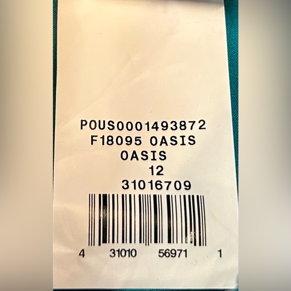 NWT David’s Bridal Lace and Mesh Long Strapless Dress in Oasis, Size Large (12) - Picture 12 of 15